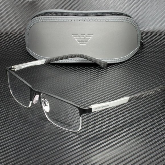 Emporio Armani Men's Black Rubber Eyeglasses! - Picture 1 of 4
